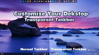 how to make your taskbar transparent in windows 11 & 10(easy method!)