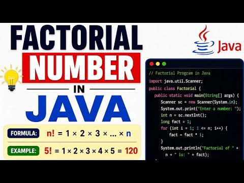 Java Program to find the factorial of a number👩‍💻//Java easy program for beginners 🔥 