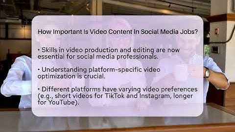 How Important Is Video Content In Social Media Jobs? - Everyday-Networking