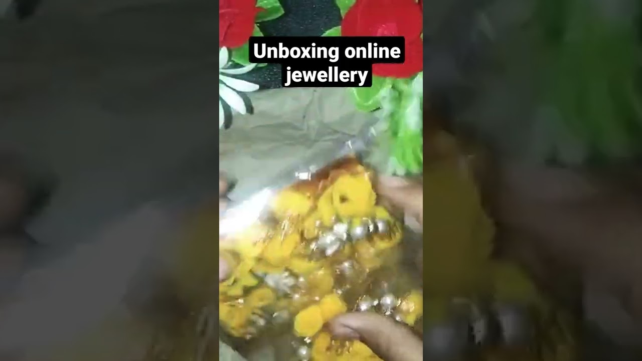 Unboxing online yellow jewellery|| jewellery collection by Mehak