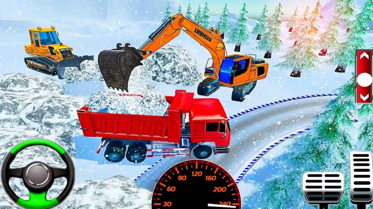 Real Offroad Contruction Game -Snow Offroad Contruction Driving Working -Best Construction Game