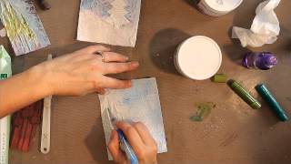 Embossing Paste Demo