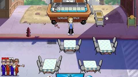 Diner Dash 5 Beta Avenue Flo level 1 and 2