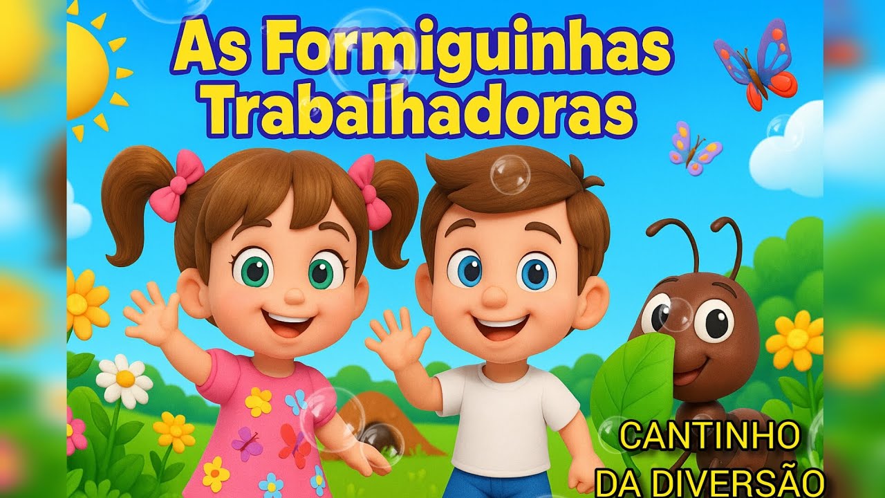 As Formiguinhas Trabalhadoras! 🐜 Vamos Cantar e Trabalhar Juntos! 🎶💪 ...