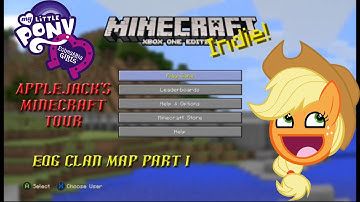 EQG Clan Minecraft Map Tour Part 1 - The Crystal Empire and Canterlot High