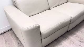 Natuzzi Italia 2828 Diesis Reclining Leather Malcom Sofa Clearance Low Price Offer Outlet Sofamax