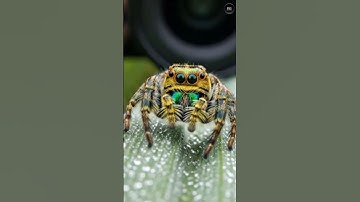Jumping Spider Up Close | Incredible Macro Details 🕷️🔍