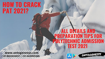 ASSAM  POLYTECHNIC ADMISSION TEST (PAT) 2021