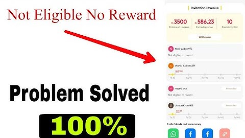 Not Eligible No Reward Snack Video Problem Solved || Snack Video Binding failed Problem Solved