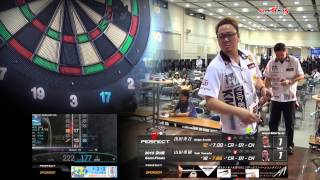 【PERFECT2015 第8戦 男子準決勝】浅田斉吾 v 山田勇樹 *クリケ7点台 超絶レベルの争い！