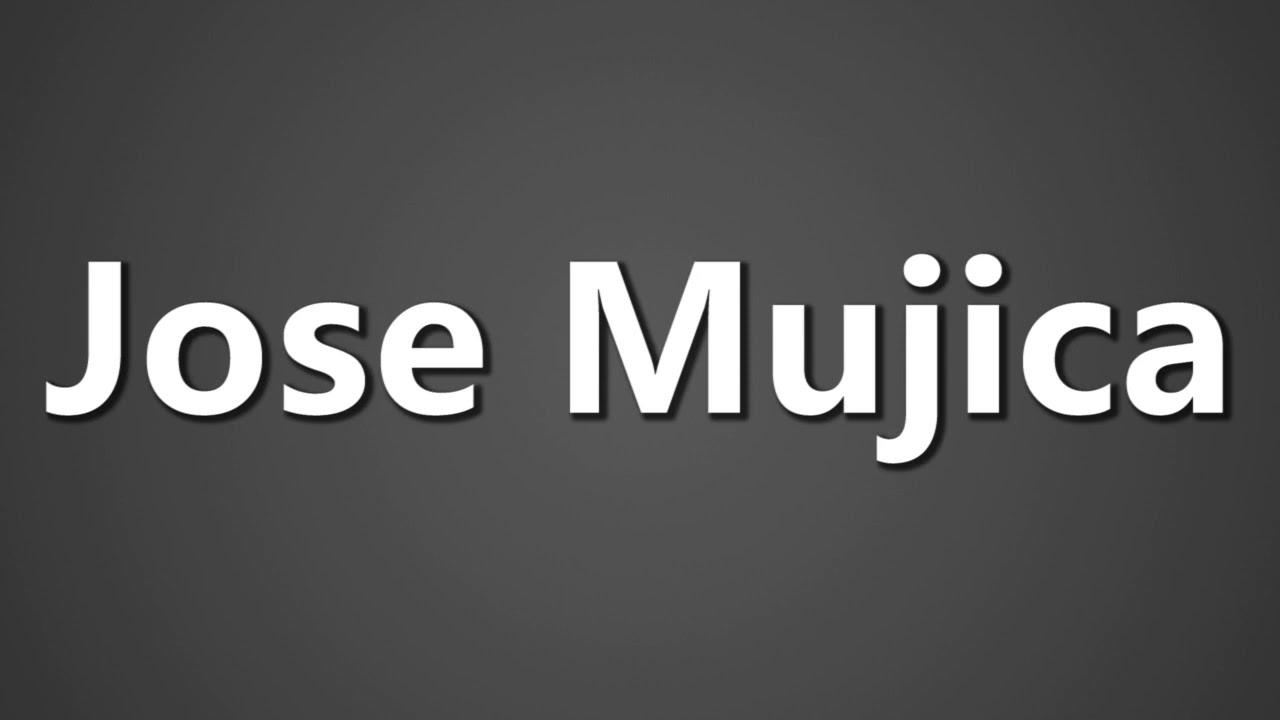 How To Pronounce Jose Mujica YouTube