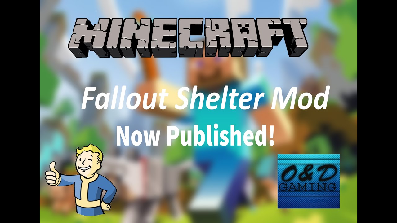 Minecraft Fallout Shelter Mod Now PUBLISHED! - YouTube