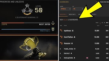How To See LEADERBOARDS In Black Ops 4 Multiplayer..