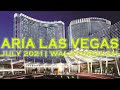 Aria Resorts & Casino Las Vegas July 2021 Walkthrough