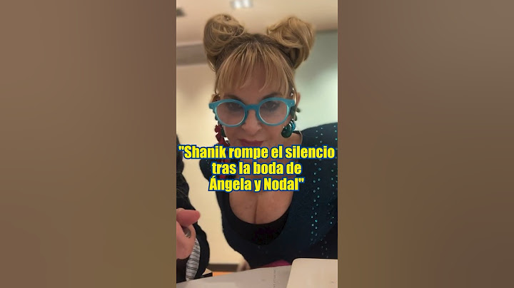 SHANIK rompe silencio tras BODA de ÁNGELA y NODAL