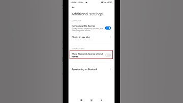 How to enable show bluetooth devices without names #shorts