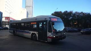 CTA Bus: Union/Ogilvie Stations bound LFS Gen-4 7904 Rt.124 at Michigan Av/Randolph St