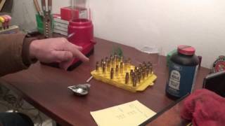 7.5 x 55 Powder charging and bullet seating (Part 2)