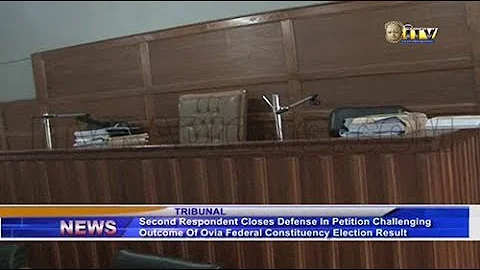 Second respondent closes defense at Edo Tribunal