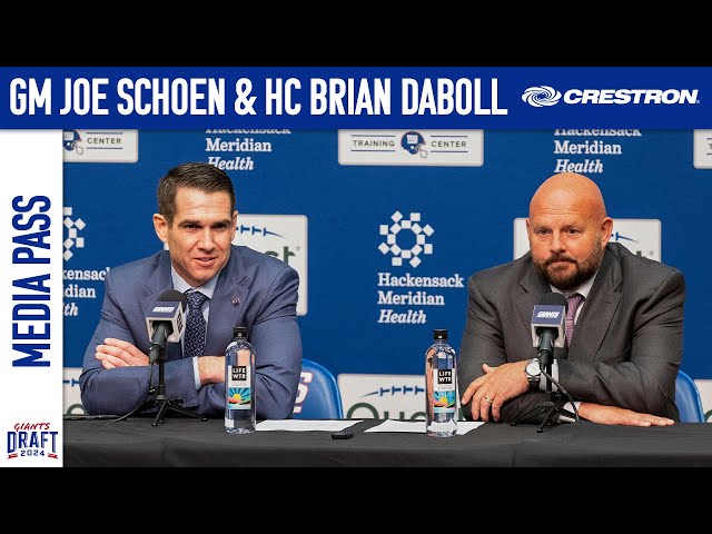 Joe Schoen & Brian Daboll on Drafting Malik Nabers | Giants Draft