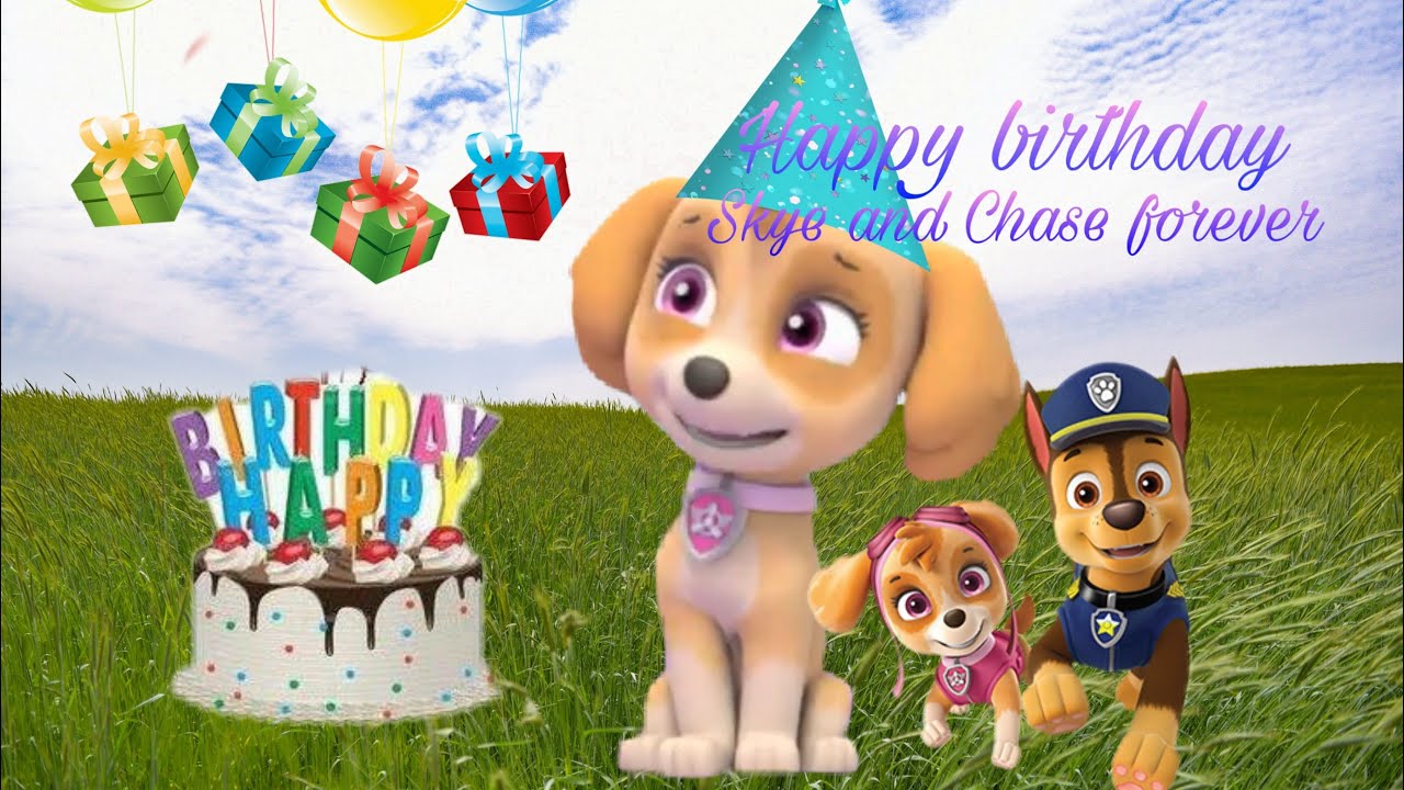 Happy birthday Skase vid to Skye and Chase forever the one with 15.7k subs