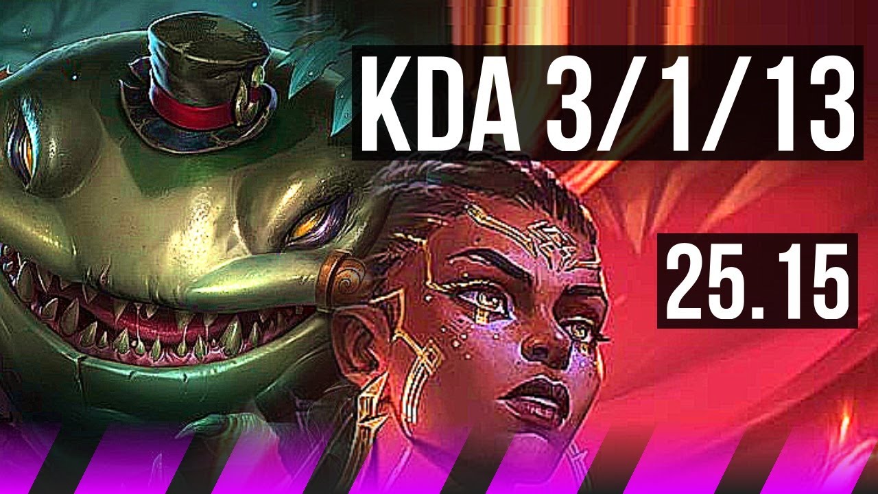 TAHM KENCH & Jinx vs MEL & Zeri (SUP) | 3/1/13 | KR Master | 25.15