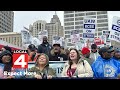 Rally, march for workers&#39; rights taking place in Downtown Detroit