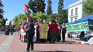 UC Berkeley professor speaks at Free Palestine encampment