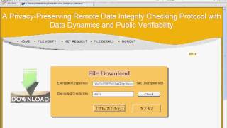 Full A Privacy Preserving Remote Data Integrity Checking Protocol with Data Dynamics and Public Verifiabi Guide