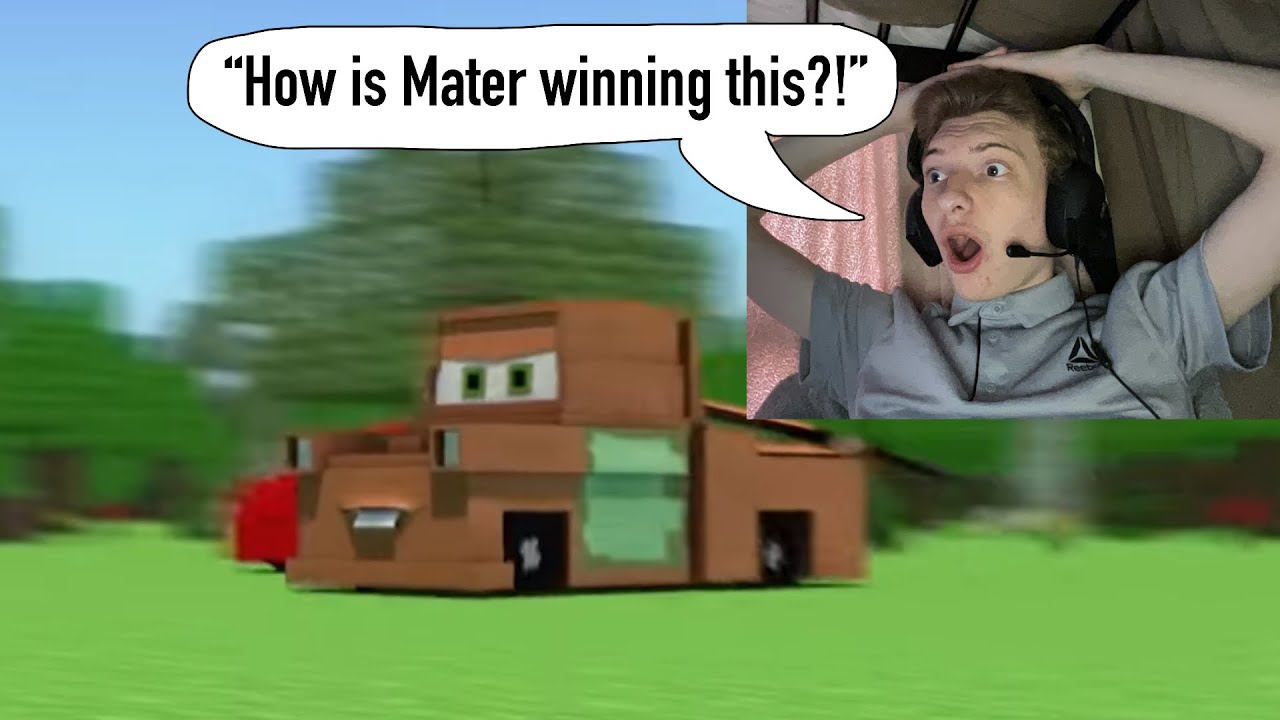 [Reaction] Disney Pixar's Cars in Minecraft Animation - YouTube
