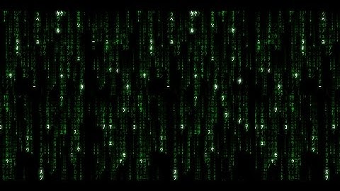 1 Hour Matrix Rain Code HD