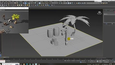 3DsMax Tutorials, Learn 3D Modeling Low Poly Game Assets from Scratch in 3DsMax ( Part 2)
