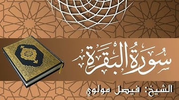 سورة البقرة || بصوت الشيخ/ فيصل مولوي