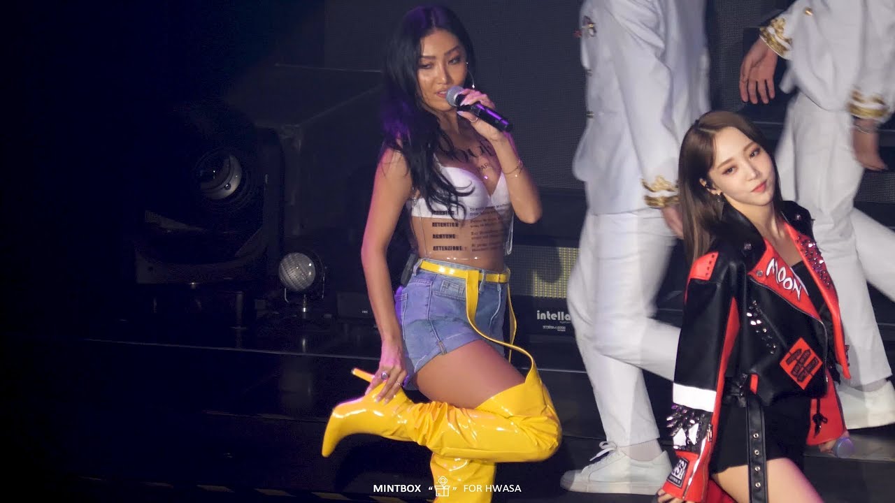 [4K] 180819 마마무 콘서트 4season s/s 'Freakin shoes+Rude boy' 화사 직캠 (Mamamoo Hwasa Fancam)