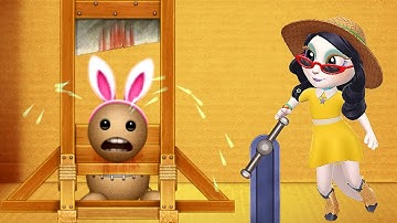 Kick the Buddy vs My Talking Angela 2 Android Gameplay Walkthrough 2021 | Guilotiine