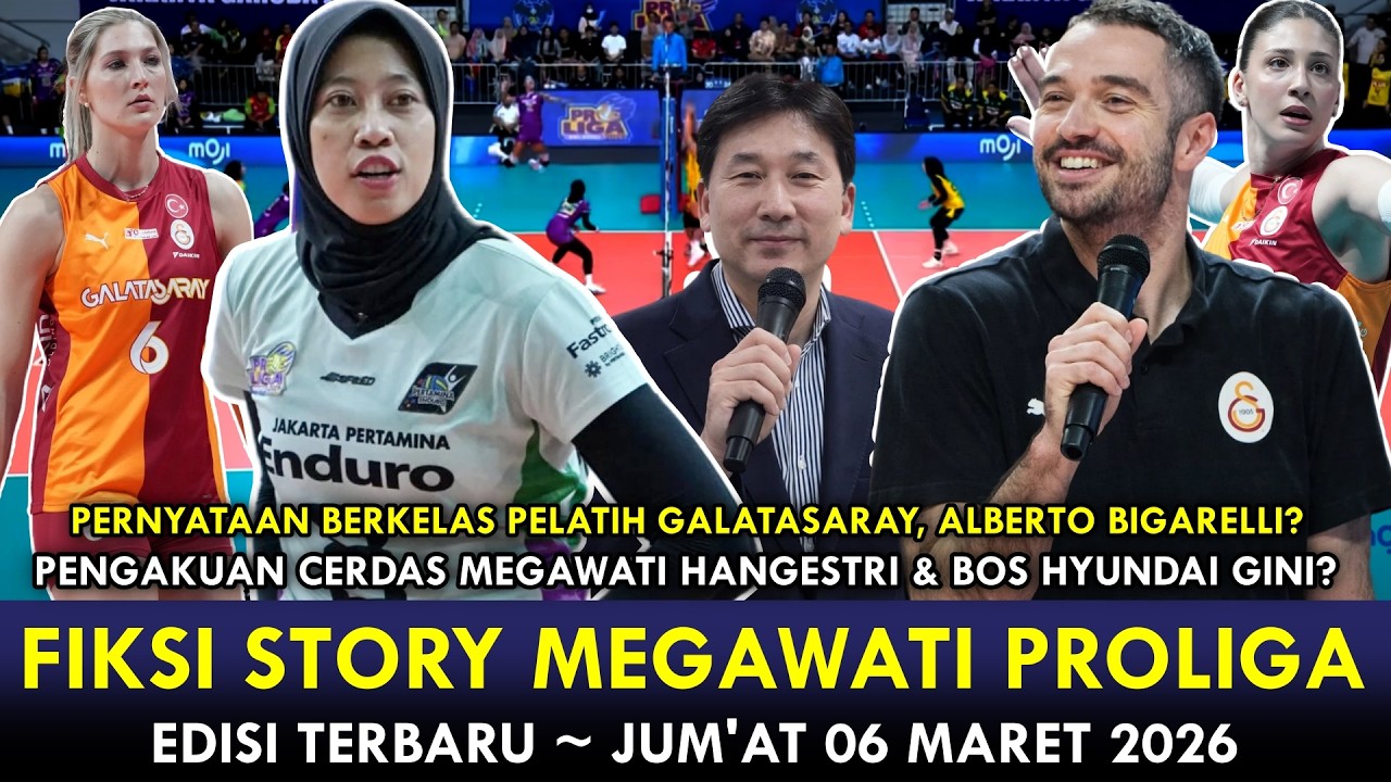 HYUNDAI CUP MAKIN TOP 🔵 Pengakuan Cerdas Pelatih Galatasaray ke Megawati Jelang Ke Indonesia Really❓