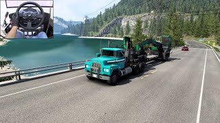 Straight Piped Mack R  American Truck Simulator | Thrustmaster T300RS