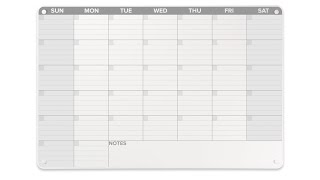 OptiMA 24''x 36'' Whiteboard Calendar Installation