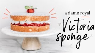 VICTORIA SPONGE ∙| baking with meghan |∙ BAKEMAS DAY 5
