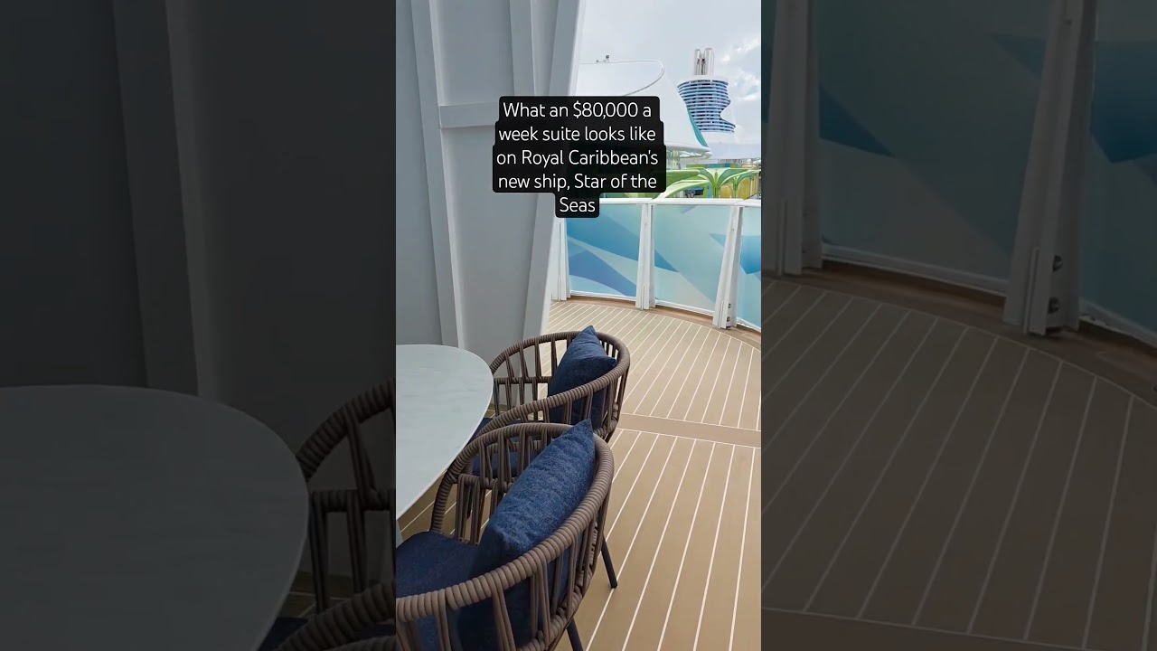 Royal Loft Suite on Star of the Seas, Royal Caribbean's newest cruise ship.