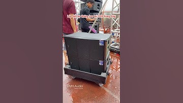 Lắp đặt hệ thống loa khủng tại SVĐ Hàng Đẫy #dvhaudio #loadamcuoi #xuhuong #danloasukien