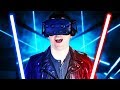 VIRTUAL REALITY LIGHTSABER RHYTHM! - Beat Saber Gameplay - VR HTC Vive Pro (Giveaway)