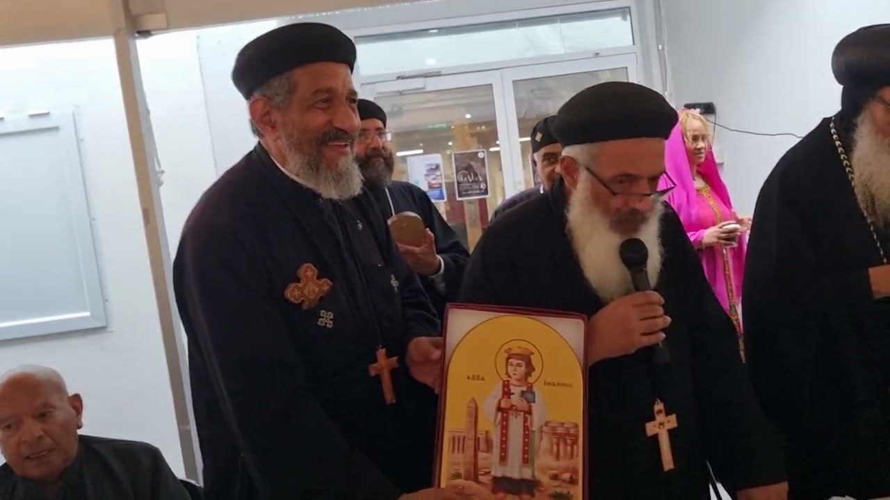 الاحتفال بزيارة نيافة الحبر الجليل الانبا صرابامون مطران أمدرمان لكنيسة الانبا ونس سيدنى 