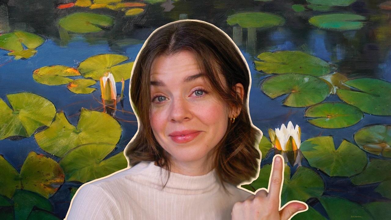 YouTube thumbnail for “I Made a $15k Oil Painting” by Brooke Cormier