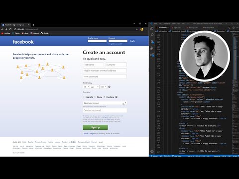 Facebook - Clona pagina inregistrare | Ep.1 Practica