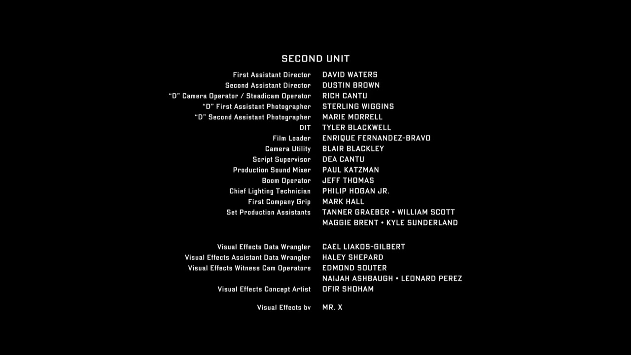 Secret Headquarters (2022) end credits.