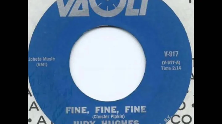 Judy Hughes .... . Fine fine fine . 1965