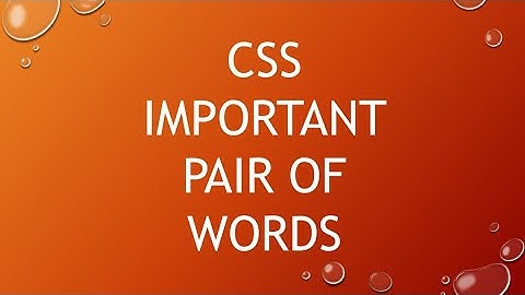 Pair of Words for CSS, PPSC, FPSC , PMS Examinations