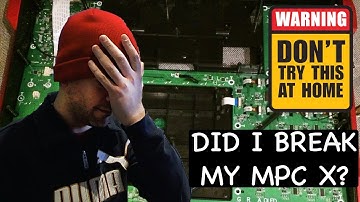 Vincetrumentals : DID I BREAK MY MPC X? Here