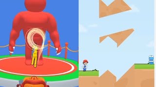 level up clash game and slice to save game|| cartoon game|| Android and iOS gameplay screenshot 5